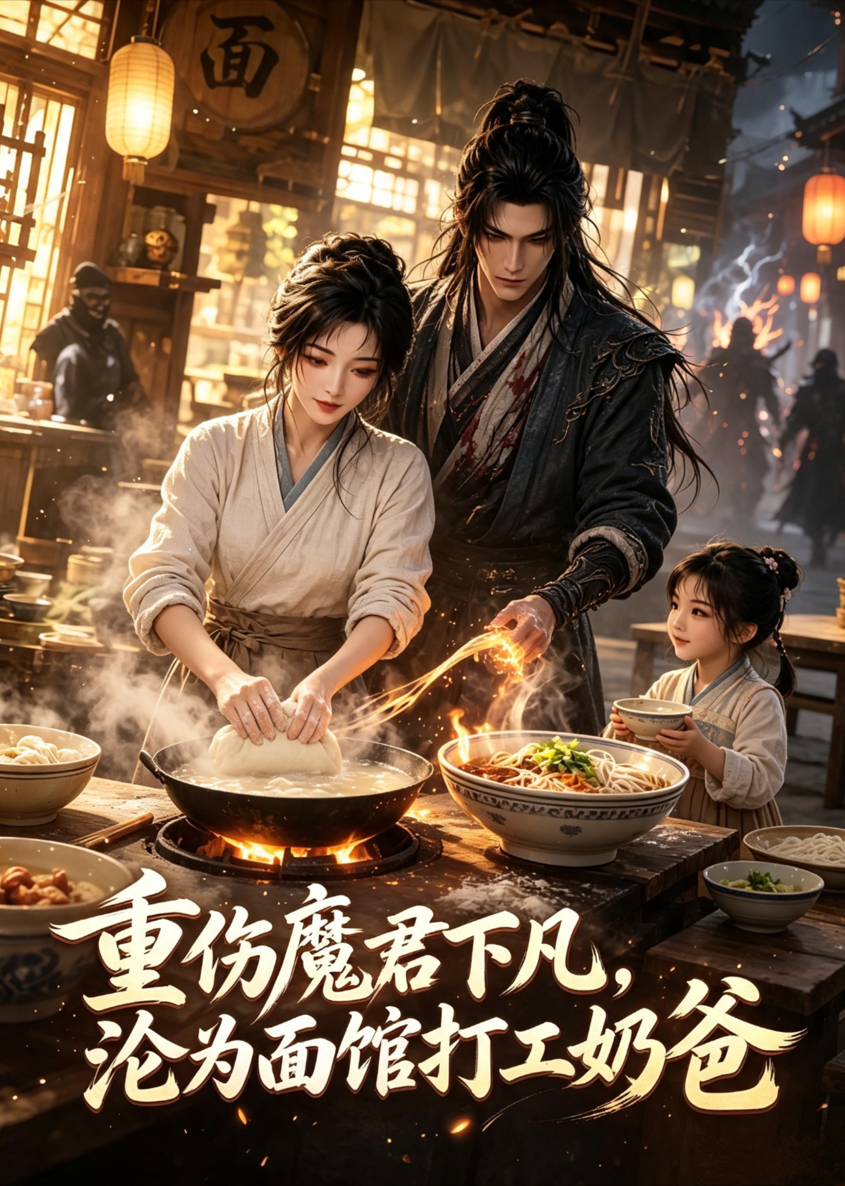 重伤魔君下凡,沦为面馆打工奶爸(全集)