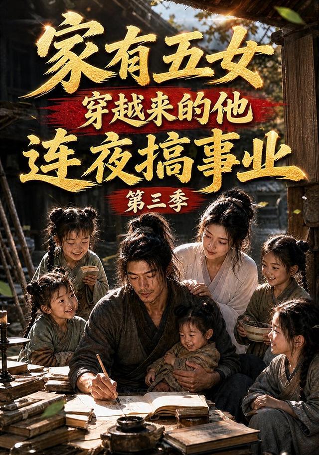 家有五女,穿越来的他连夜搞事业第三季AI短剧(全集)