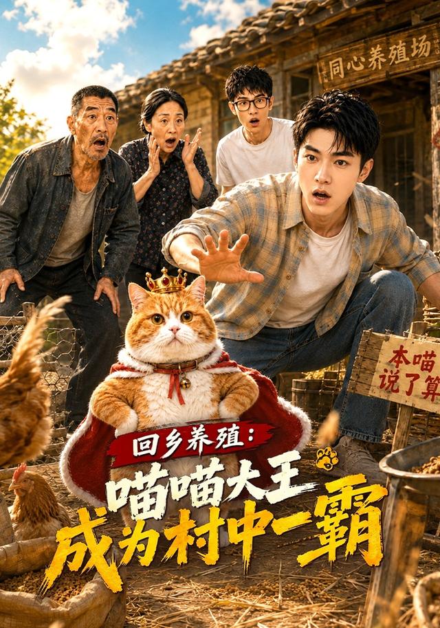 回乡养殖:喵喵大王成为村中一霸AI短剧(全集)